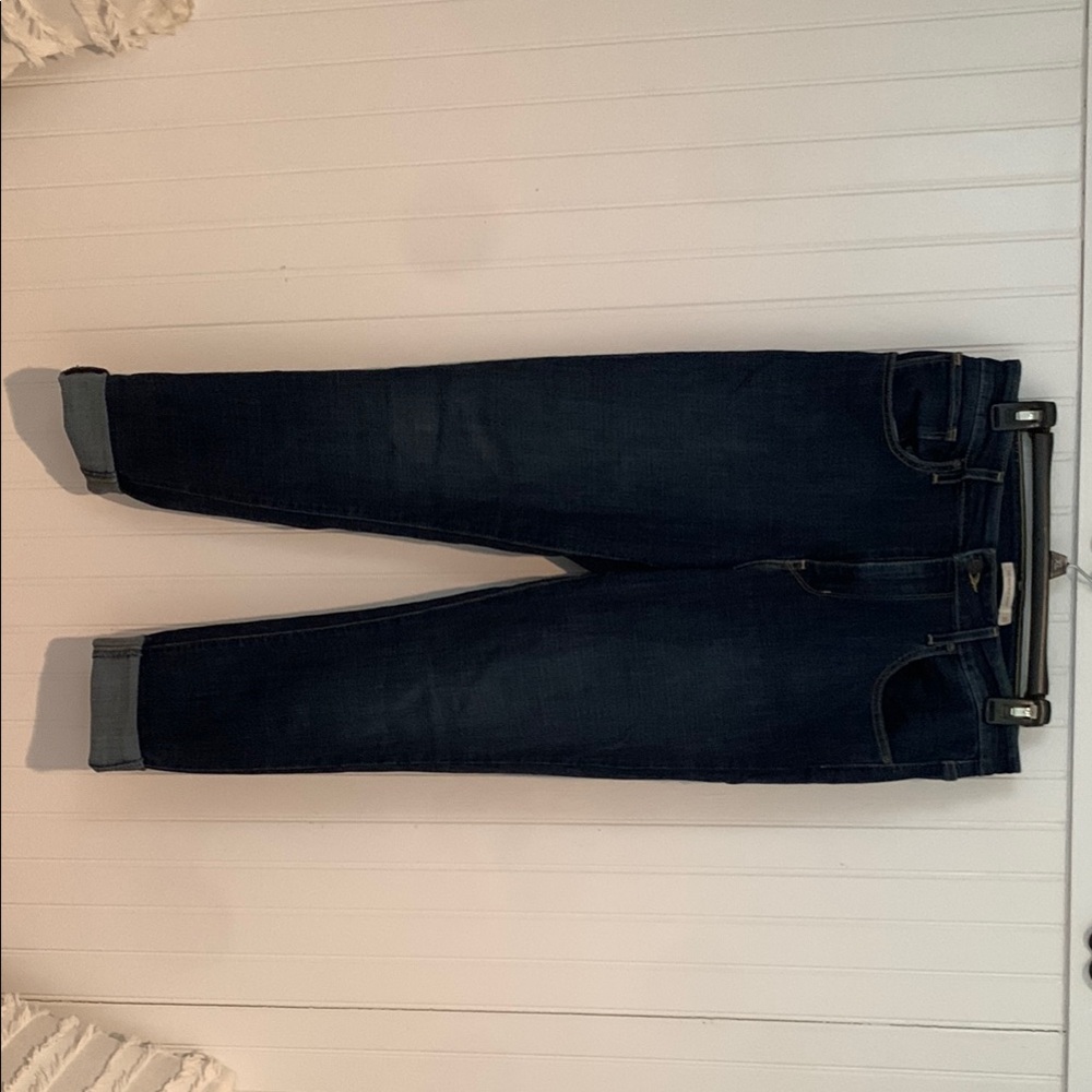 Women Levi Dark Blue Jeans